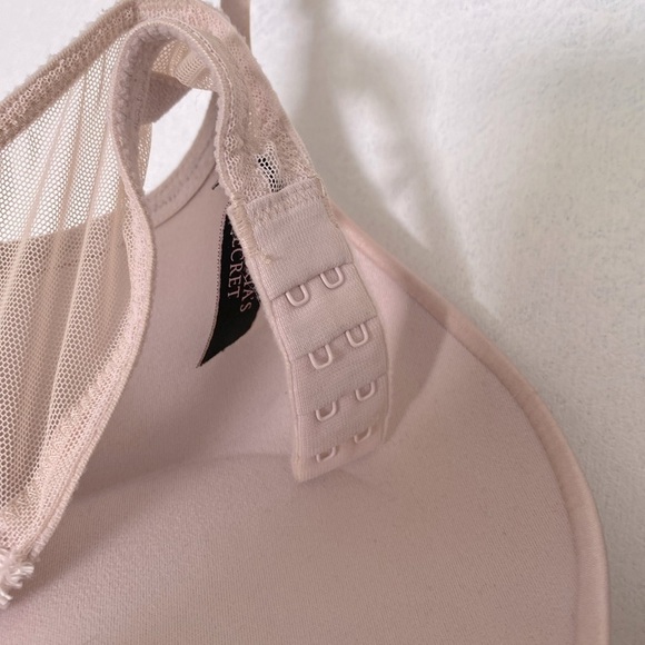 VICTORIA’S SECRET LACE PINK FUZZY PUSH UP PADDED BRA - Picture 9 of 10